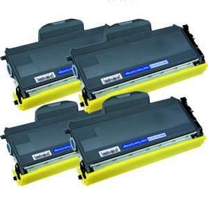 4 Pack TN 360 Laser Toner Cartridge Non OEM Fits Brother 