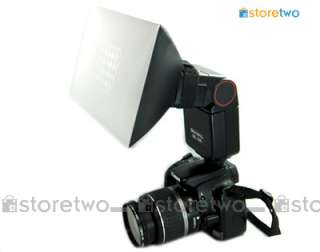 External Flash Light Bounce Diffuser Softbox Canon Sony  