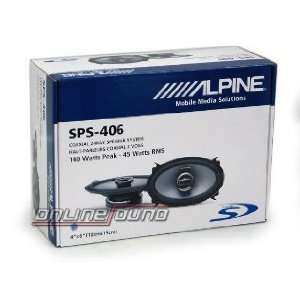  Alpine SPS406 / SPS 406 / SPS 406 4x6 Coaxial 2 Way 