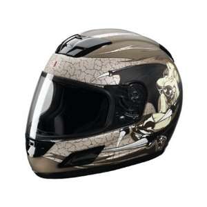  Z1R Viper Devil Girl Full Face Helmet Medium  Brown Automotive