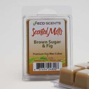 Pack Brown Sugar & Fig EcoScents Scented Wax Melts   Brown Sugar and 