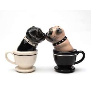    Magnetic Salt and Pepper Shaker   Tea Cup Pugs