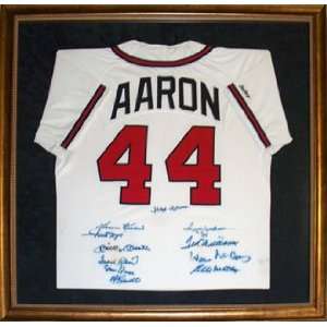  Hank Aaron Autographed Uniform   500 Home Run Sports 