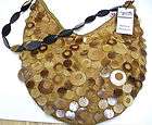 WOMENS PURSE MAD BAGS NATURAL HORN & MOTHER OF PEARL CH