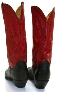 Vintage Tony Lama Leather Cowboy Western Boots Sz 10.5  