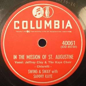 Lot of Four 78 RPM Records SWING & SWAY SAMMY KAYE (O)  