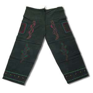  Shipibo Embroidered Pants Arts, Crafts & Sewing