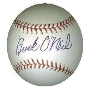  Signed Buck ONeil Baseball   O Neil