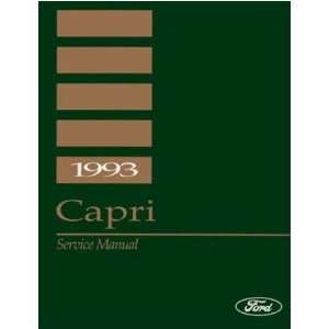    1993 MERCURY CAPRI Shop Service Repair Manual Book Automotive