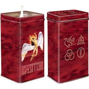   Images CA364 Led Zeppelin Scented Tin Candle   Swan Song Electronics