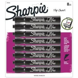  Sharpie Flip Chart Markers, 8 Black Markers (1760445 