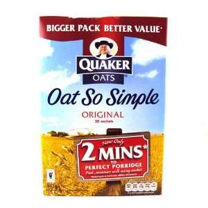 Quaker Oat So Simple Original 20 x 27g 540g  Grocery 