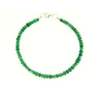 Beaded Emerald Bracelet 