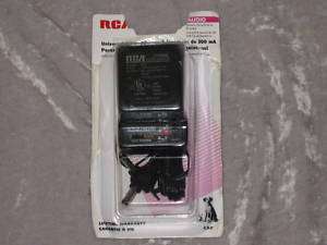 RCA Universal AC to DC Adapter 300mA UL iPod  NEW  