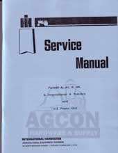 FARMALL Super A Super C Tractor U 2 U2 Service Manual  
