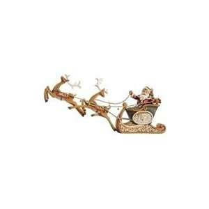  20 Woodland Inspirations Santa Claus On Sleigh with Reindeer 