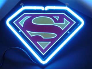 SD023 Superman Super Hero Display Neon Light Sign New  
