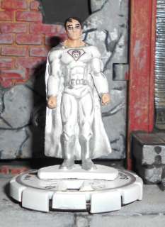 CUSTOM Heroclix DC SUPERMAN WHITE LANTERN Figure Unique  