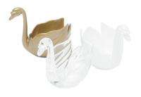 Bulk 72 Plastic Swan Wedding/Party Favors Gold  
