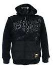 ECKO MENS THE PROTECTED TRACKSUIT F/Z HOODY BLACK BNWT