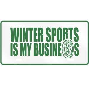   SPORTS , IS MY BUSINESS  LICENSE PLATE SIGN SPORTS