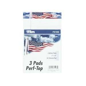 Tops Business Forms TOP75113 Writing Tablet  American Pride  Legal 