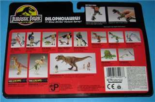 1st series Jurassic Park DILOPHOSAURUS moc english card  