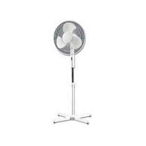   Fan features super quiet operation; two prong plug and sturdy steel