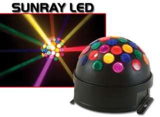 AMERICAN DJ SUNRAY LED Color Mirror Disco Ball Effect  