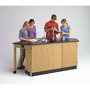  Forward Vision I 4 Student Workstation with Flat Top 