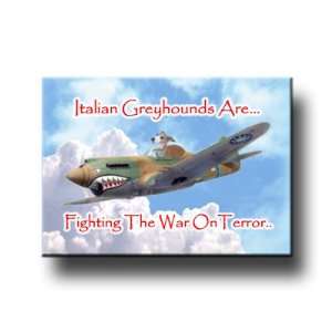  Italian Greyhound War On Terror Fridge Magnet Everything 