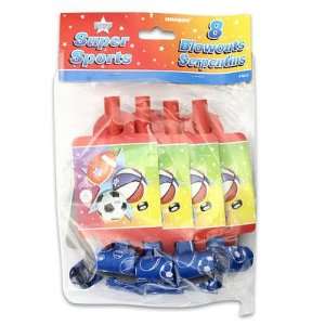  Super Sport Party Blow Outs 8ct Toys & Games