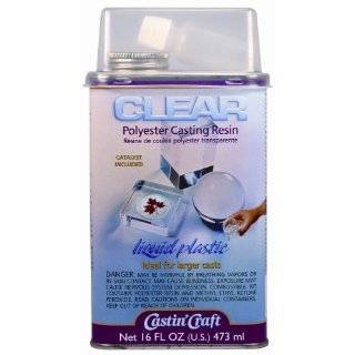   with 1/2 Ounce Catalyst Casting Craft Polyester Casting Resin, Clear