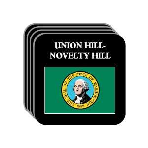 US State Flag   UNION HILL NOVELTY HILL, Washington (WA) Set of 4 Mini 