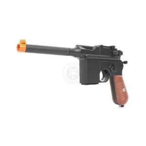  Full Metal WWII C96 Broomhandle Spring Pistol Airsoft Gun 