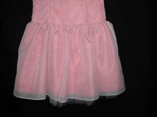 Sugar Plum Pink Dot Pageant Dance Dress Girls 10  