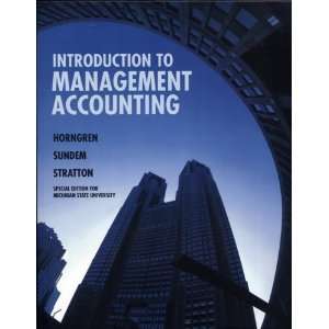   Management Accounting [Paperback] Horngren; Sundem; Stratton Books