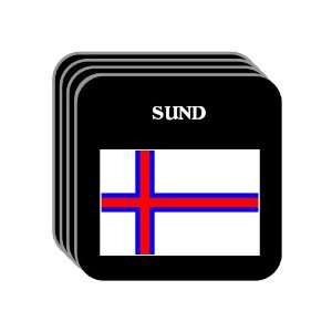  Faroe Islands   SUND Set of 4 Mini Mousepad Coasters 