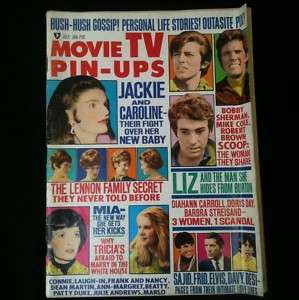 Movie TV Pin Ups Magazine Jackie Kennedy, Mia Farrow #8  