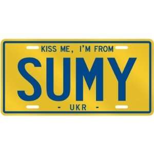  NEW  KISS ME , I AM FROM SUMY  UKRAINE LICENSE PLATE 
