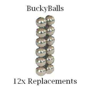 Buckyballs Original Edition x12 Replacement Balls Powerful Rare Earth 