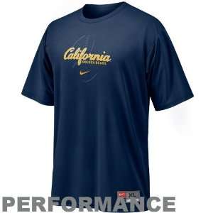  Nike Cal Golden Bears Navy Blue Conference Performance T 