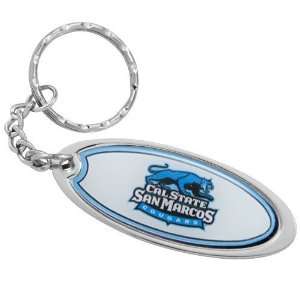  NCAA Cal State San Marcos Cougars Domed Oval Keychain 