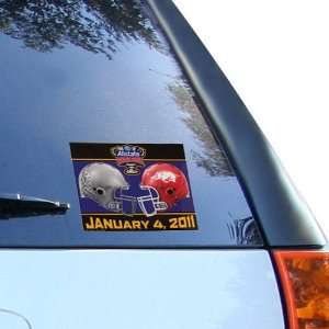   2011 Sugar Bowl Dueling 4.5 x 6 Ultra Decal Cling Sports