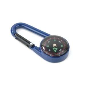   Key Chain Metal Compass Outdoor Camping Blue 