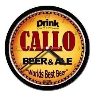  CALLO beer and ale cerveza wall clock 