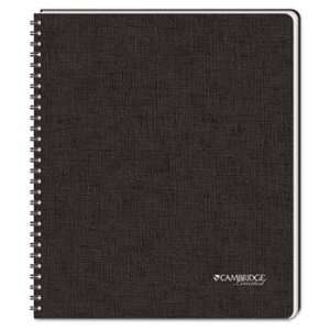  Mead 06100   Cambridge Black Hardbound Subject Notebook 