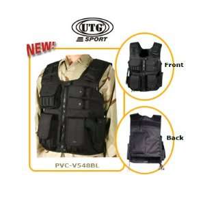  UTG Black SWAT Tactical Vest for Airsoft BB Gun Sports 