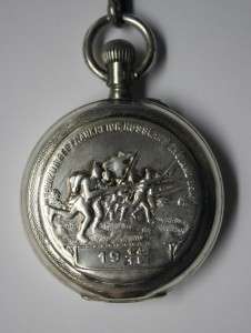   WWI Award Russian Silver Pavel Bure Paul Buhre Pocket Watch  
