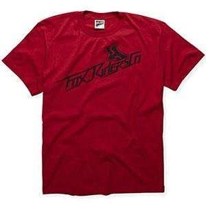  Fox Racing Youth Supersonic Tech T Shirt   Youth Large/Red 